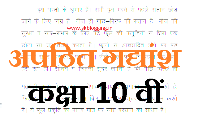 Unseen Passages in Hindi Unseen Passages in Hindi