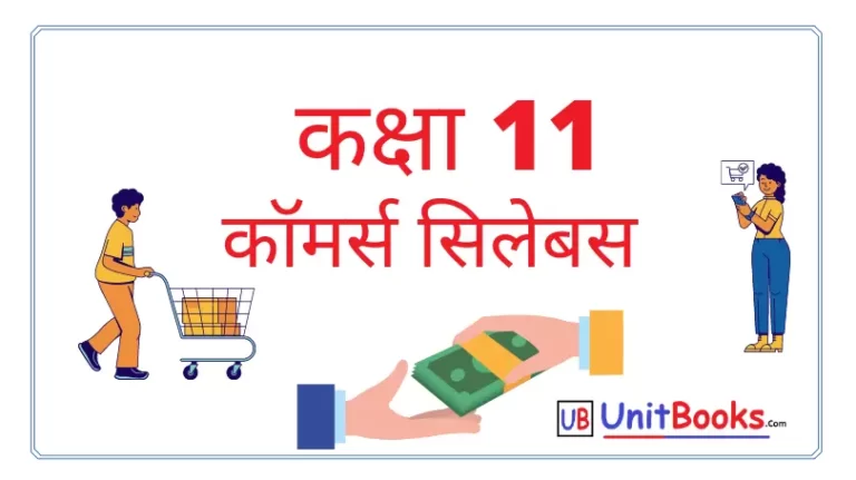 MP Board Class 11 Commerce Syllabus 2021-22