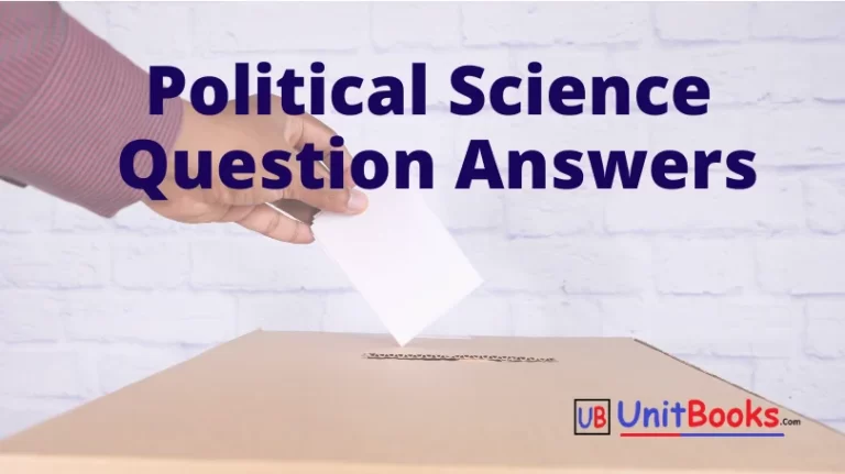 GK Political Questions In Hindi Free Pdf Download