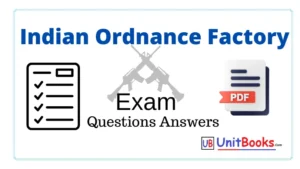 Indian Ordnance Factory Exam
